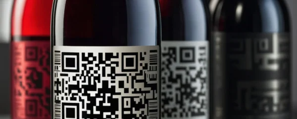 QR Codes informatifs sur étiquettes de vin
